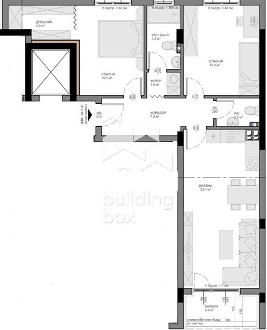 Продава 3-СТАЕН, гр. Варна, Владислав Варненчик 1, снимка 2 - Апартаменти - 55727414