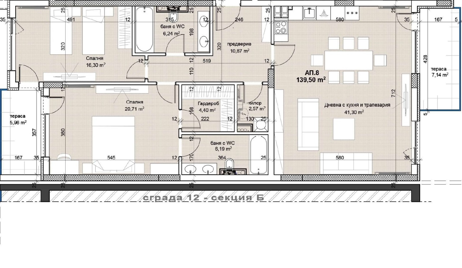 Продава 3-СТАЕН, гр. София, Лозенец, снимка 2 - Апартаменти - 43126215