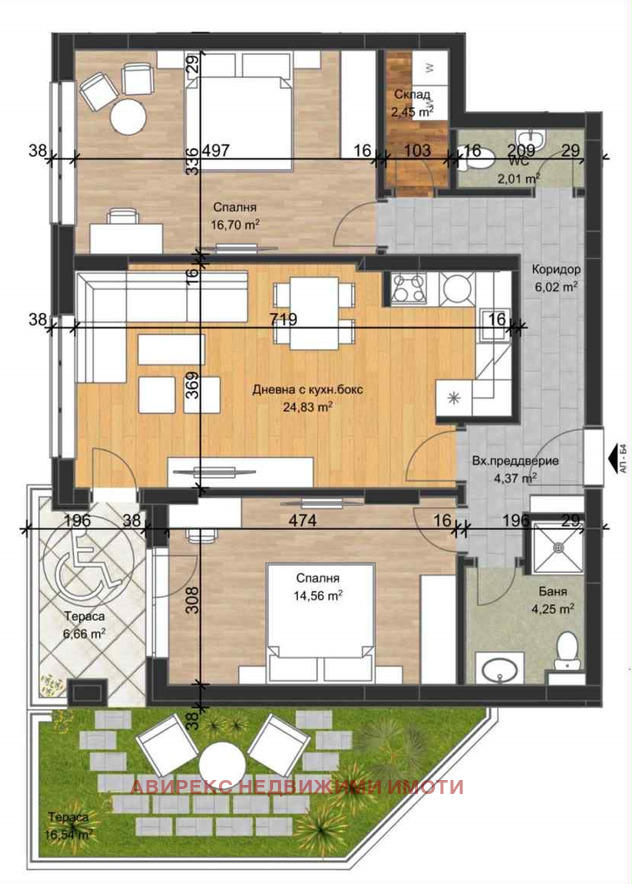 Продава 3-СТАЕН, гр. Пловдив, Остромила, снимка 2 - Апартаменти - 53313331