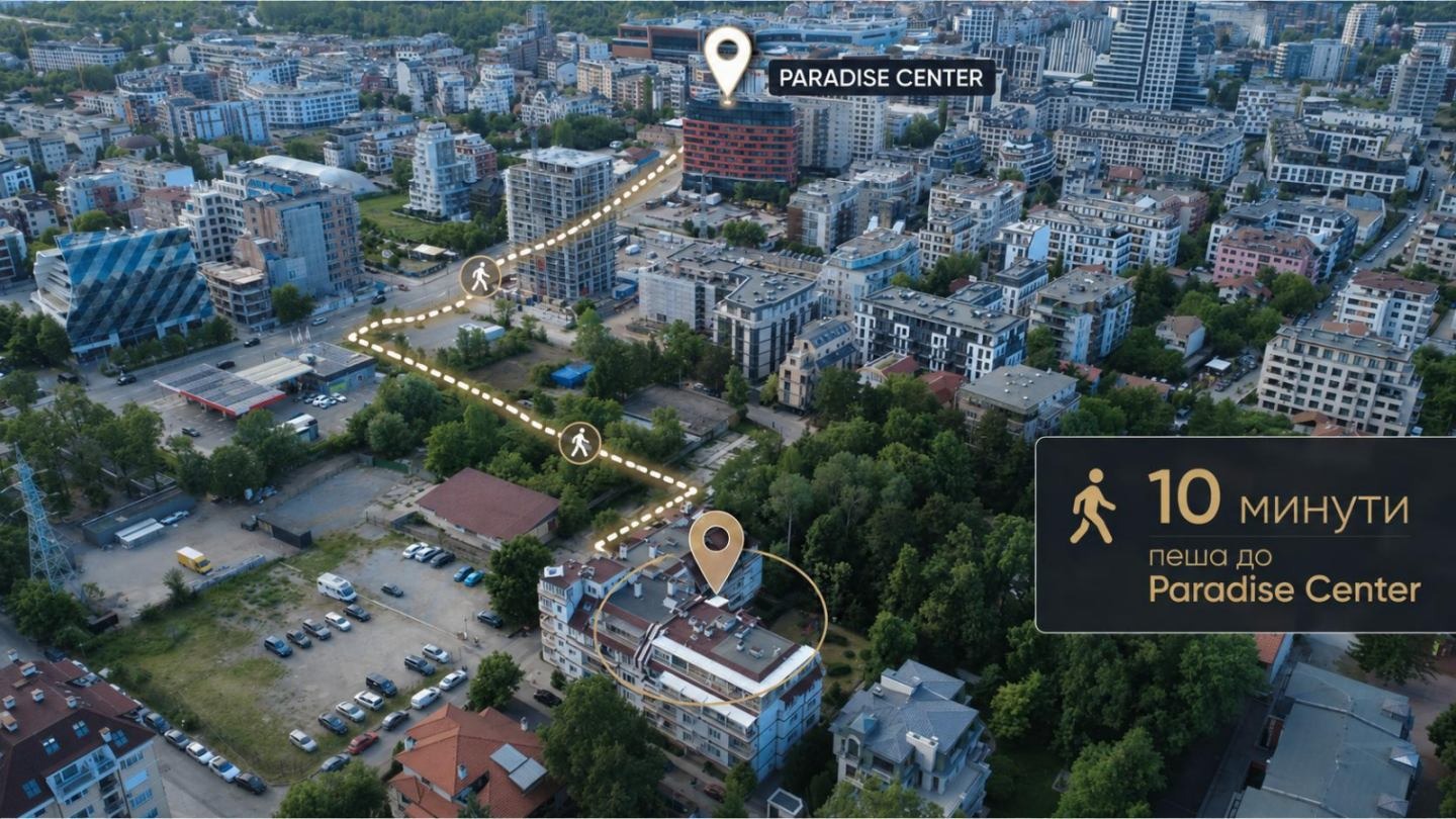 Продава 3-СТАЕН, гр. София, Кръстова вада, снимка 2 - Апартаменти - 54752673