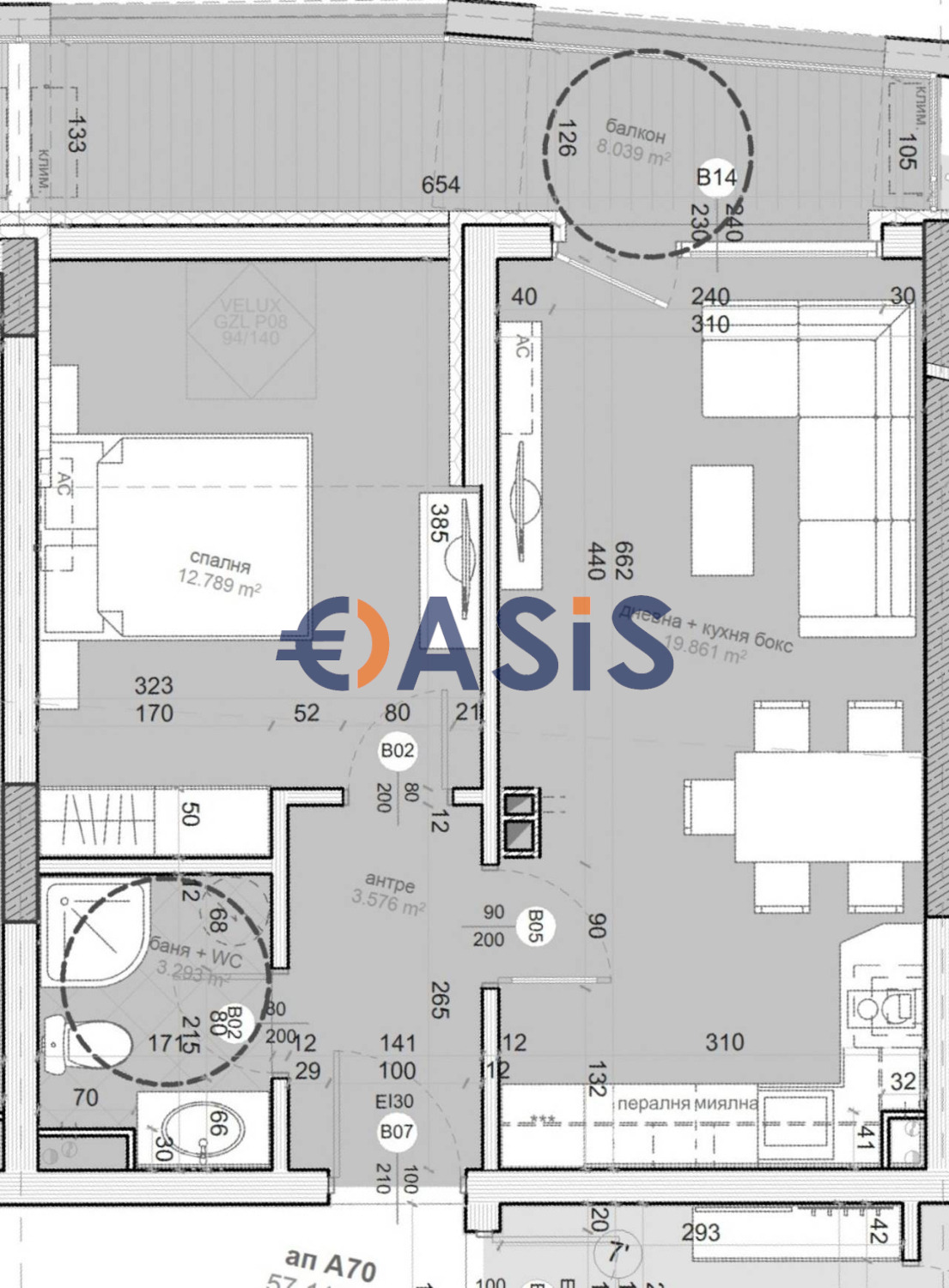Продава 2-СТАЕН, гр. Бургас, Център, снимка 4 - Апартаменти - 54935398
