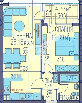 2-стаен град Пловдив, Изгрев 1