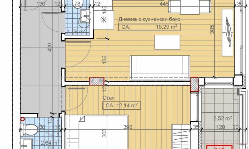 Продава 2-СТАЕН, гр. София, м-т Гърдова глава, снимка 2 - Aпартаменти - 47848113