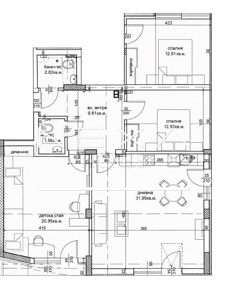 Продава 3-СТАЕН, гр. Варна, Левски 1, снимка 2 - Апартаменти - 53732380