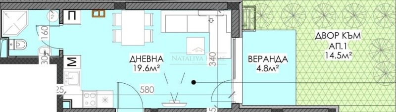 In vendita  Studio Burgas , Sarafovo , 53 mq | 67239739 - Immagine [2]