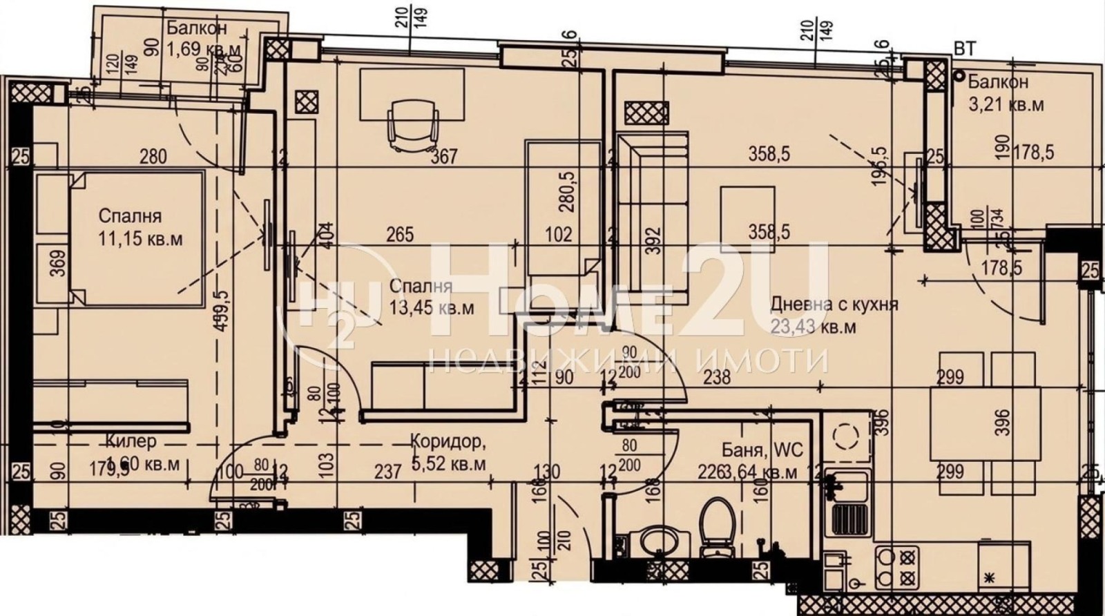Продава 3-СТАЕН, гр. Варна, Трошево, снимка 4 - Апартаменти - 55627765