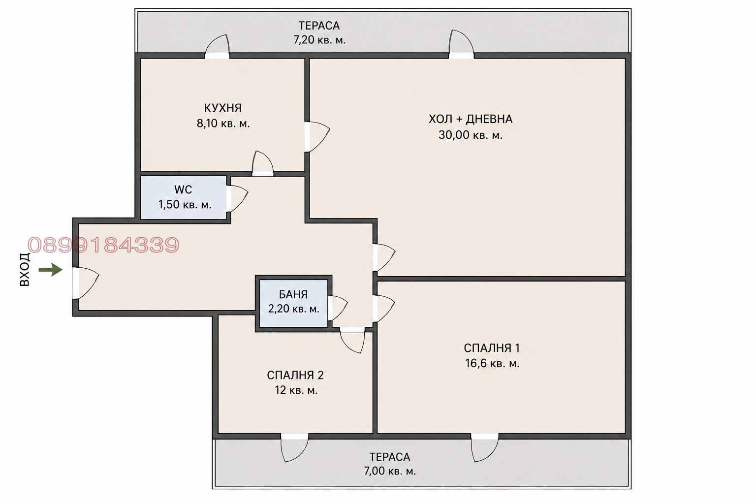 Продава МНОГОСТАЕН, гр. Русе, Център, снимка 11 - Апартаменти - 56299089