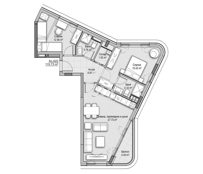 Продава 3-СТАЕН, гр. София, Витоша, снимка 3 - Апартаменти - 55395317