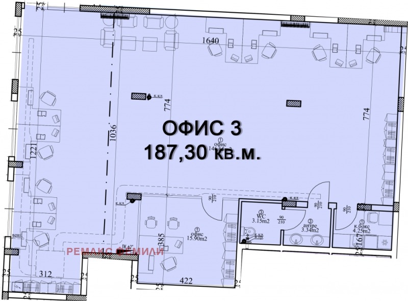 In vendita  Ufficio Varna , Tsentar , 211 mq | 88131771 - Immagine [7]