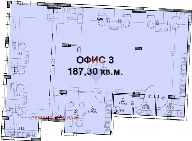 In vendita  Ufficio Varna , Tsentar , 211 mq | 88131771 - Immagine [6]