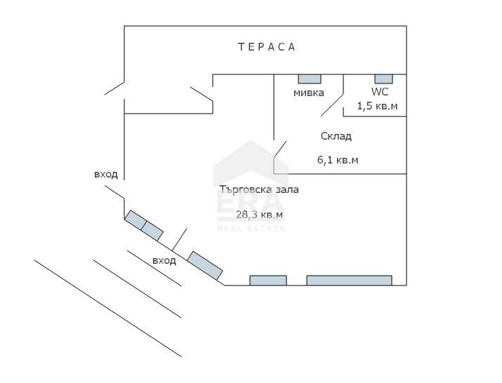 Продава МАГАЗИН, гр. Варна, Чайка, снимка 9 - Магазини - 54676273