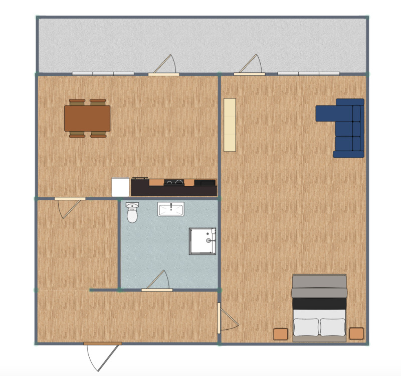 Продава 1-СТАЕН, гр. Враца, Дъбника, снимка 4 - Апартаменти - 52605715