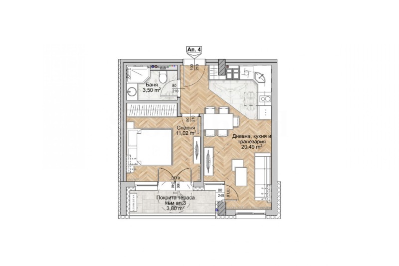 Продава 2-СТАЕН, гр. София, Люлин 8, снимка 2 - Апартаменти - 53107390