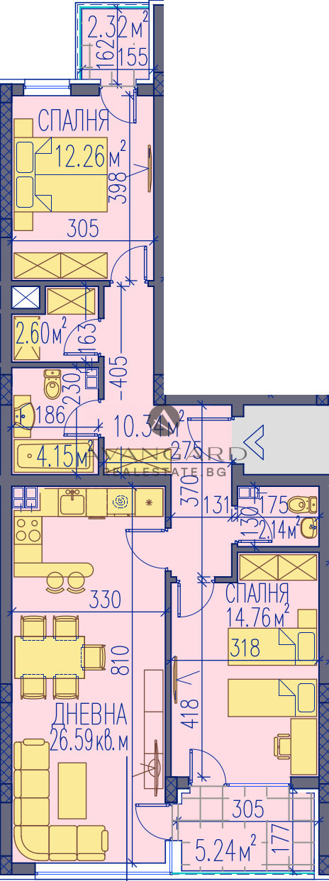 Продава 3-СТАЕН, гр. Пловдив, Център, снимка 10 - Апартаменти - 44742025