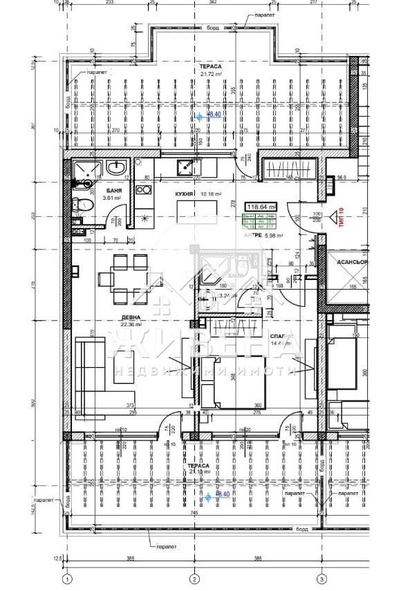 Продава 3-СТАЕН, гр. Варна, к.к. Св.Св. Константин и Елена, снимка 2 - Апартаменти - 52627281
