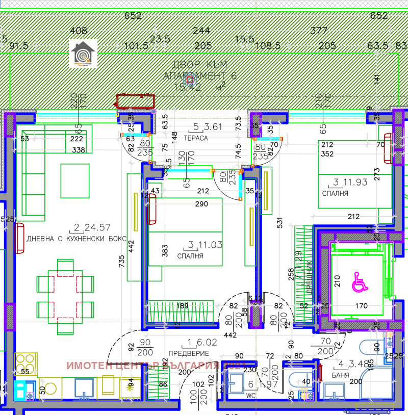 Продава 3-СТАЕН, гр. София, Малинова долина, снимка 2 - Апартаменти - 53266723