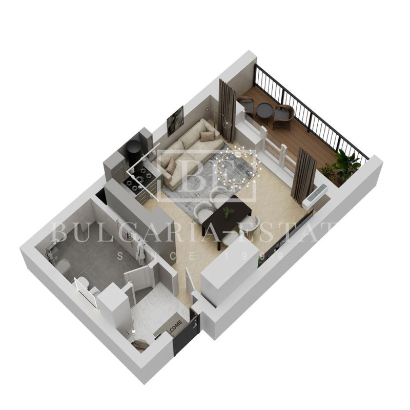 Продава 1-СТАЕН, гр. Варна, Галата, снимка 5 - Апартаменти - 50150862