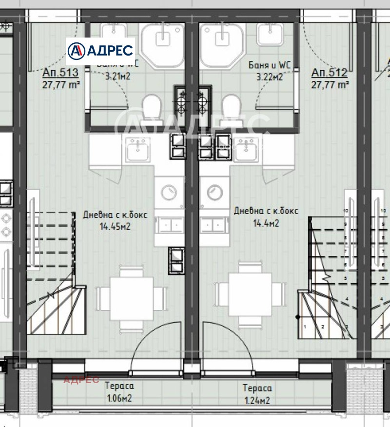 Продава 1-СТАЕН, гр. Варна, к.к. Чайка, снимка 7 - Апартаменти - 53537006
