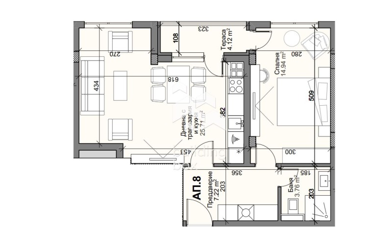 For Sale  1 bedroom Plovdiv , Karshiyaka , 81 sq.m | 45890371 - image [7]