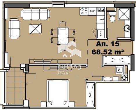Til salgs  1 soverom Sofia , m-t Gardova glava , 80 kvm | 33036836 - bilde [13]