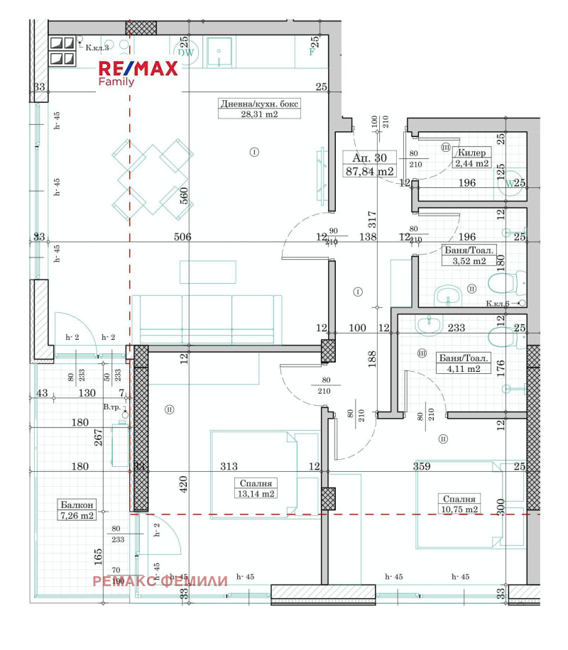 Продается  2 спальни Варна , Левски 1 , 102 кв.м | 34671638 - изображение [4]