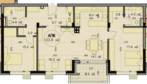 Продава 3-СТАЕН, гр. София, Горна баня, снимка 3 - Апартаменти - 53981340
