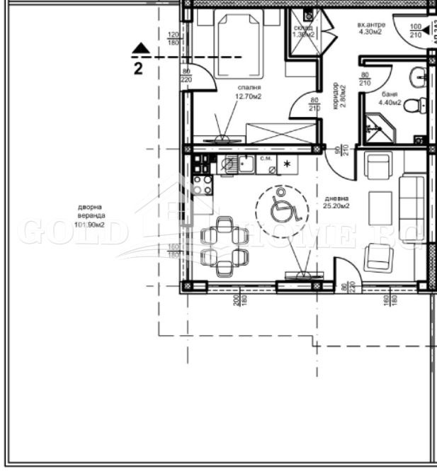 Till salu  1 sovrum Plovdiv , Ostromila , 61 kvm | 41327236 - bild [9]