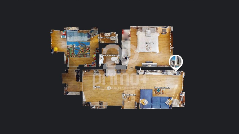 Te koop  2 slaapkamers Sofia , Tsentar , 85 m² | 13432441 - afbeelding [16]