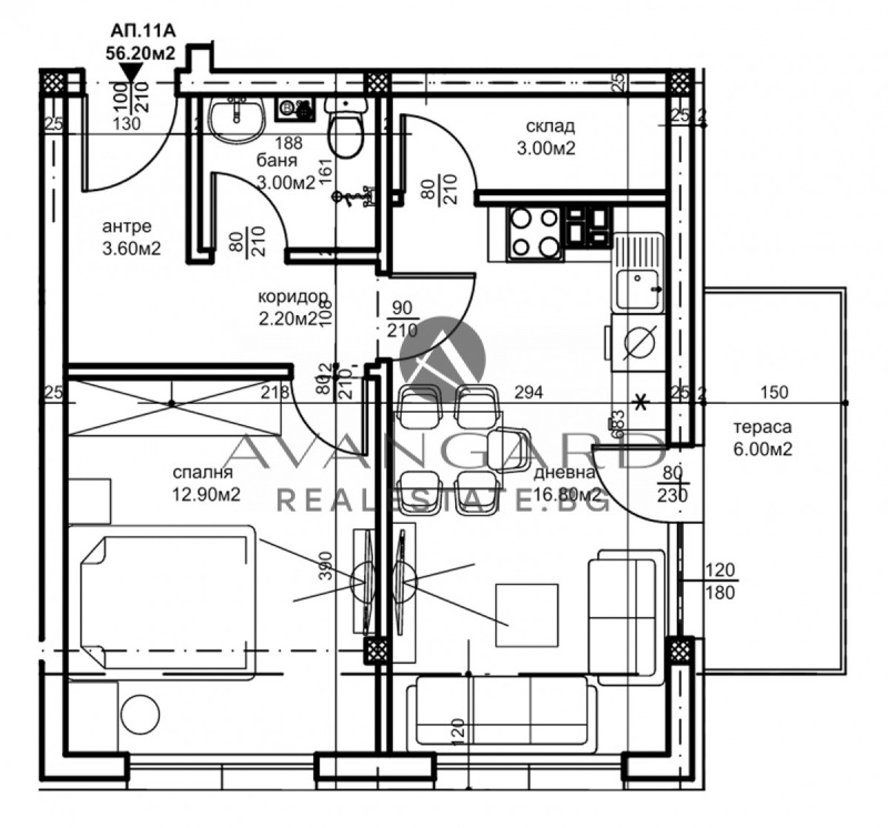 Eladó  1 hálószoba Plovdiv , Belomorski , 64 négyzetméter | 28931690 - kép [2]