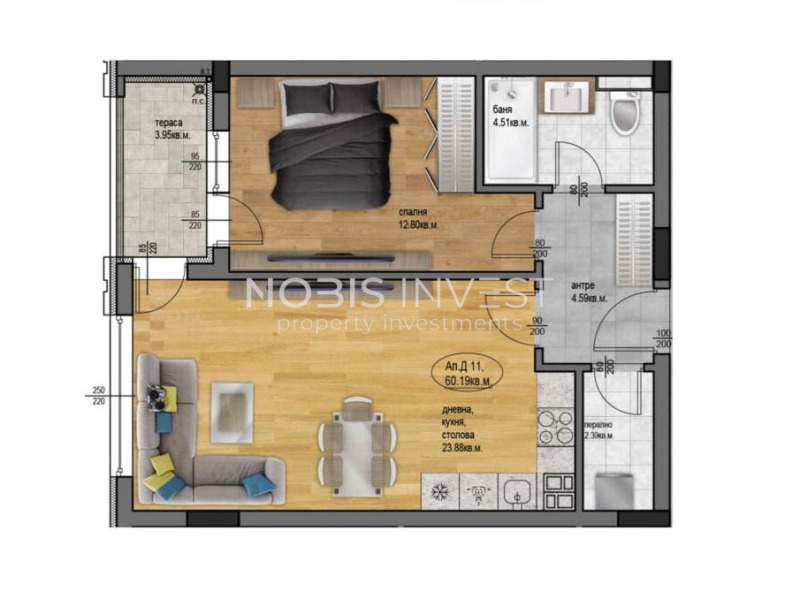 Продава 2-СТАЕН, гр. Пловдив, Остромила, снимка 10 - Апартаменти - 49553301