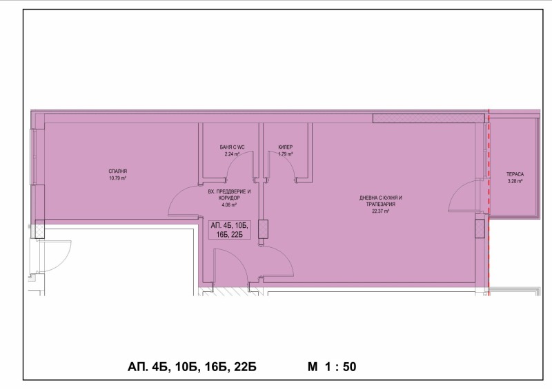 Продава 2-СТАЕН, гр. Търговище, Запад 2, снимка 2 - Aпартаменти - 49603312