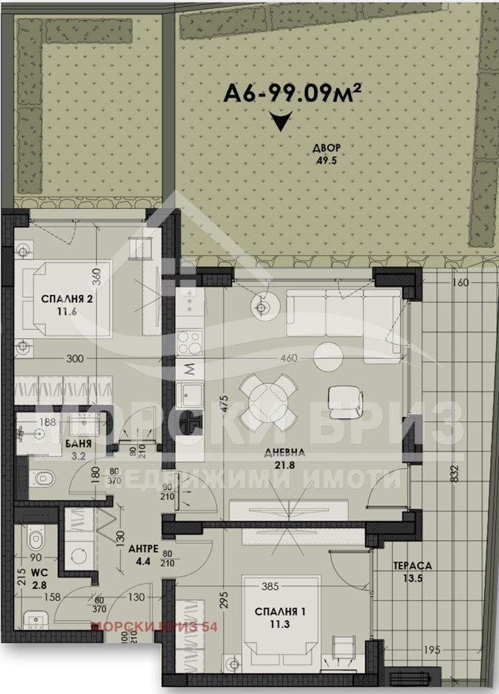 Продава 3-СТАЕН, гр. Варна, Виница, снимка 2 - Апартаменти - 55049158