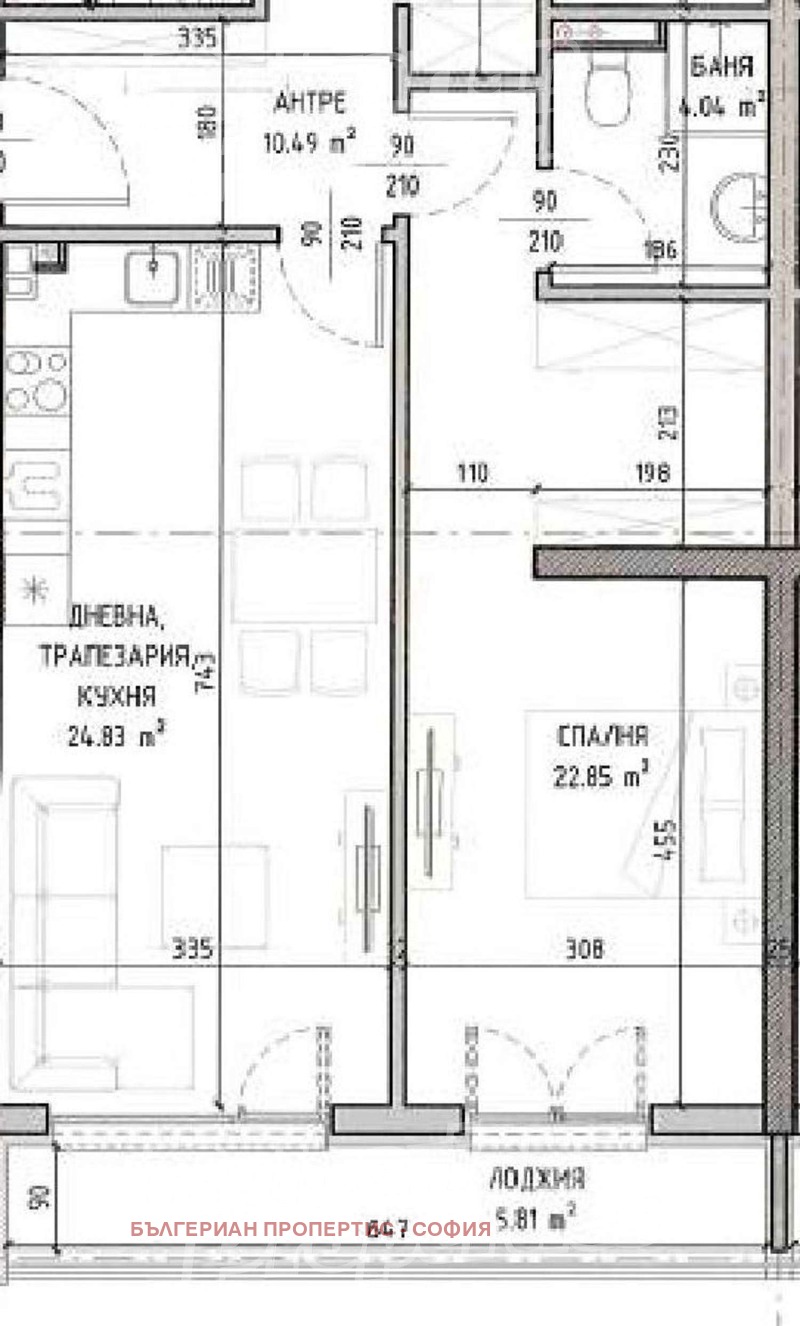 Продава 1-СТАЕН, гр. София, Малинова долина, снимка 5 - Aпартаменти - 47452013