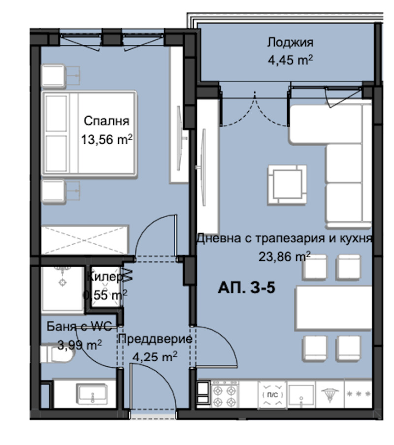 À vendre  1 chambre Plovdiv , Hristo Smirnenski , 75 m² | 27967211 - image [3]