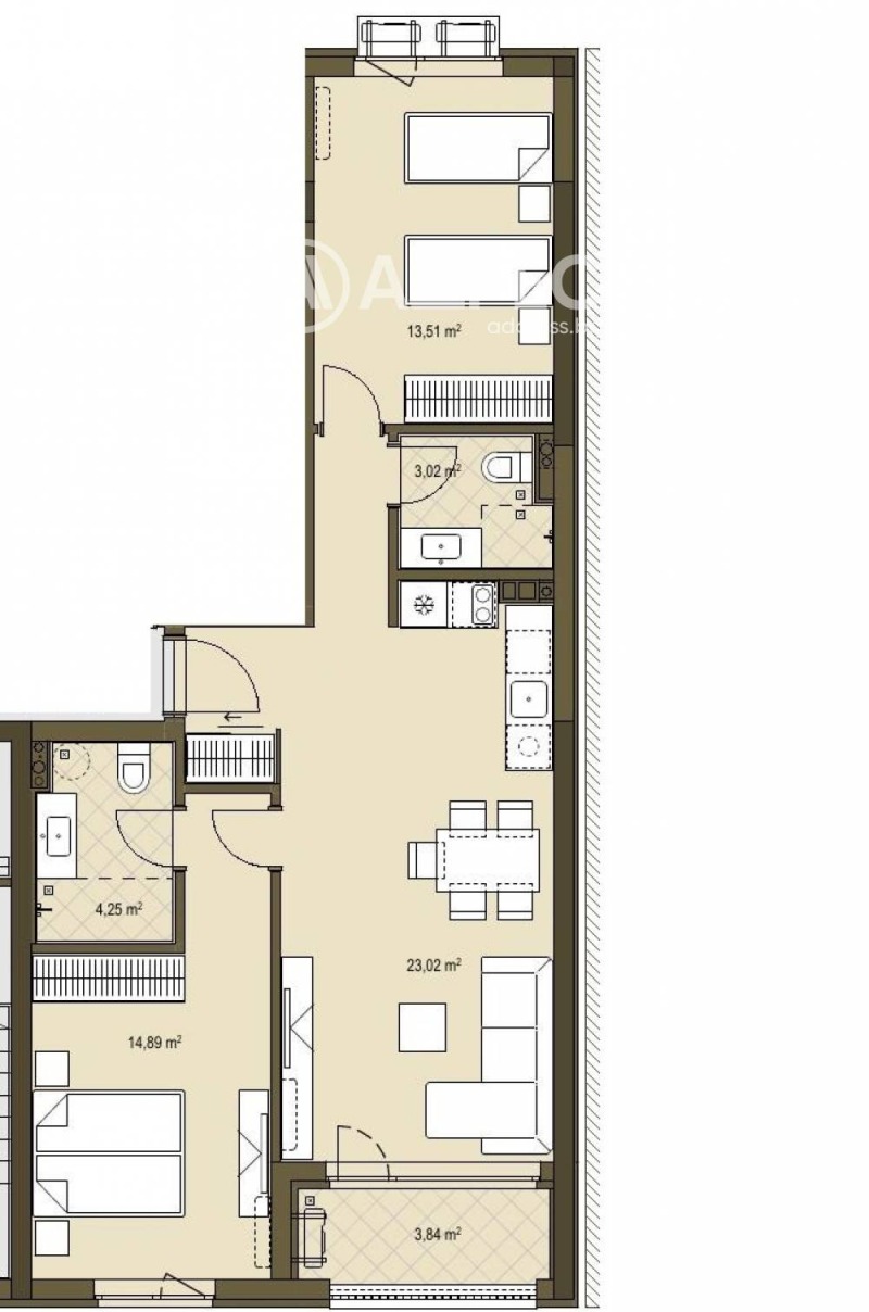 De vânzare  2 dormitoare Sofia , Vrâbnița 1 , 96 mp | 84132342 - imagine [2]