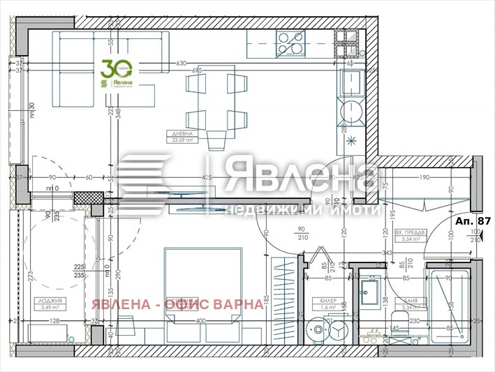 Продава 2-СТАЕН, гр. Варна, Младост 2, снимка 2 - Апартаменти - 52888231