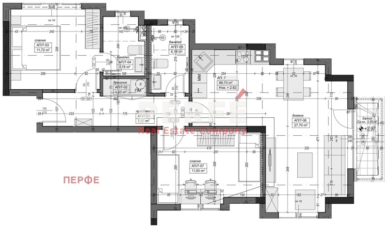 Продава 3-СТАЕН, гр. София, Сухата река, снимка 5 - Aпартаменти - 47114558