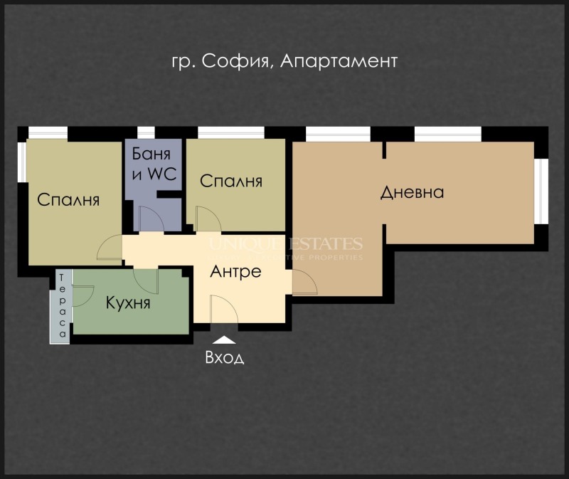 Продава 3-СТАЕН, гр. София, Докторски паметник, снимка 12 - Апартаменти - 53439630