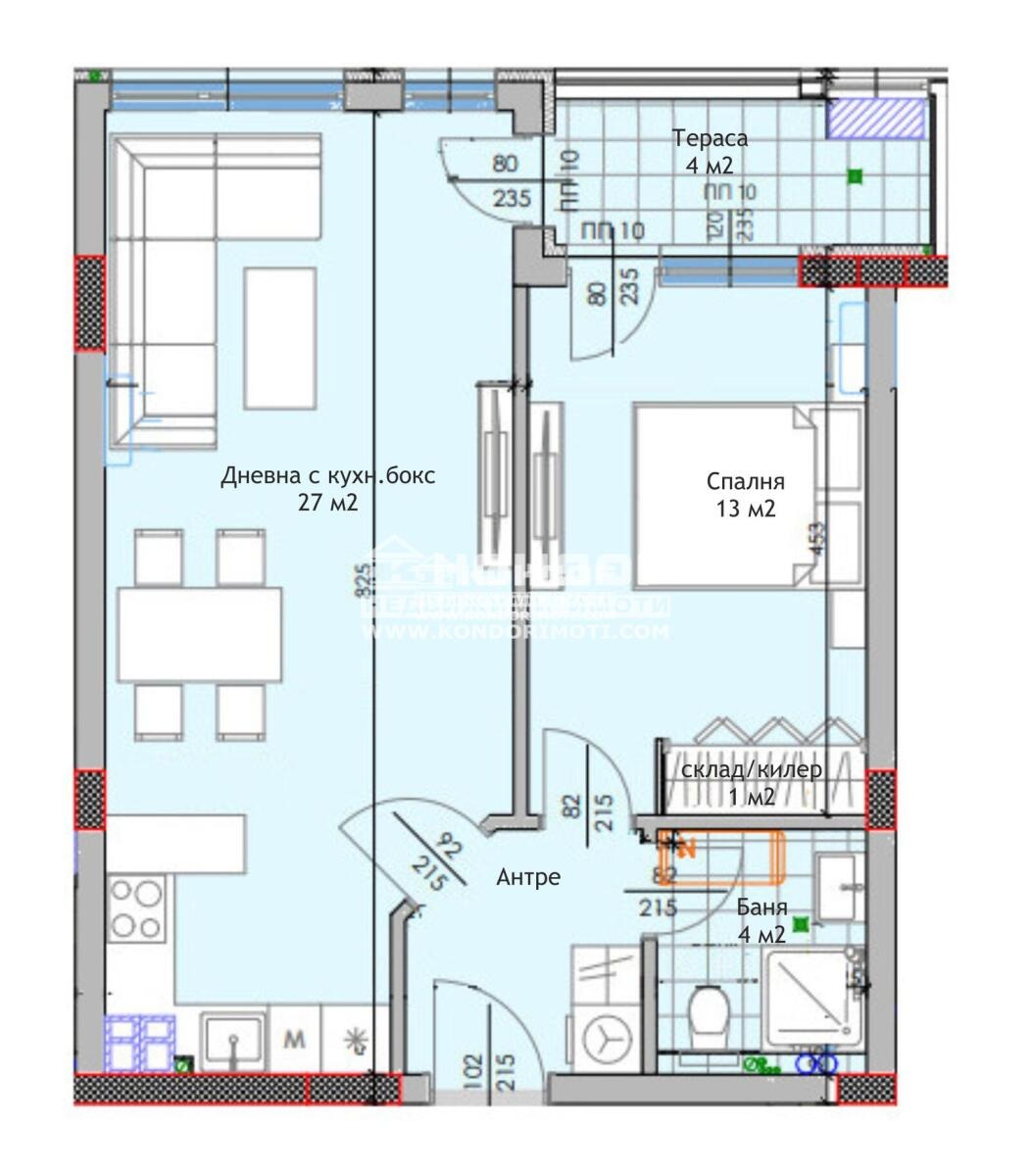 Продава 2-СТАЕН, гр. Пловдив, Тракия, снимка 3 - Апартаменти - 53797160