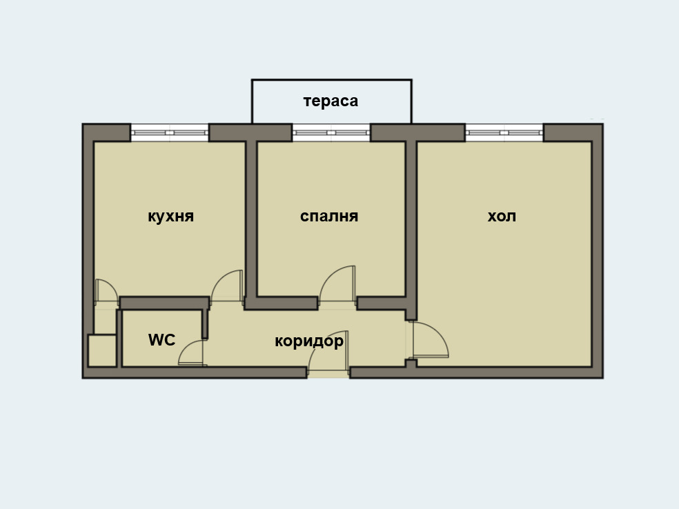 Продава 2-СТАЕН, гр. Кърджали, Център, снимка 10 - Апартаменти - 54781365