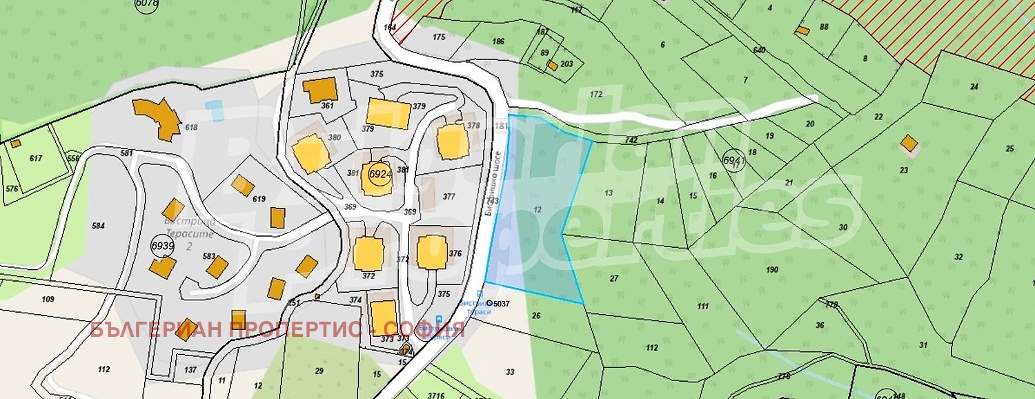 Продава ПАРЦЕЛ, гр. София, с. Бистрица, снимка 15 - Парцели - 53623436