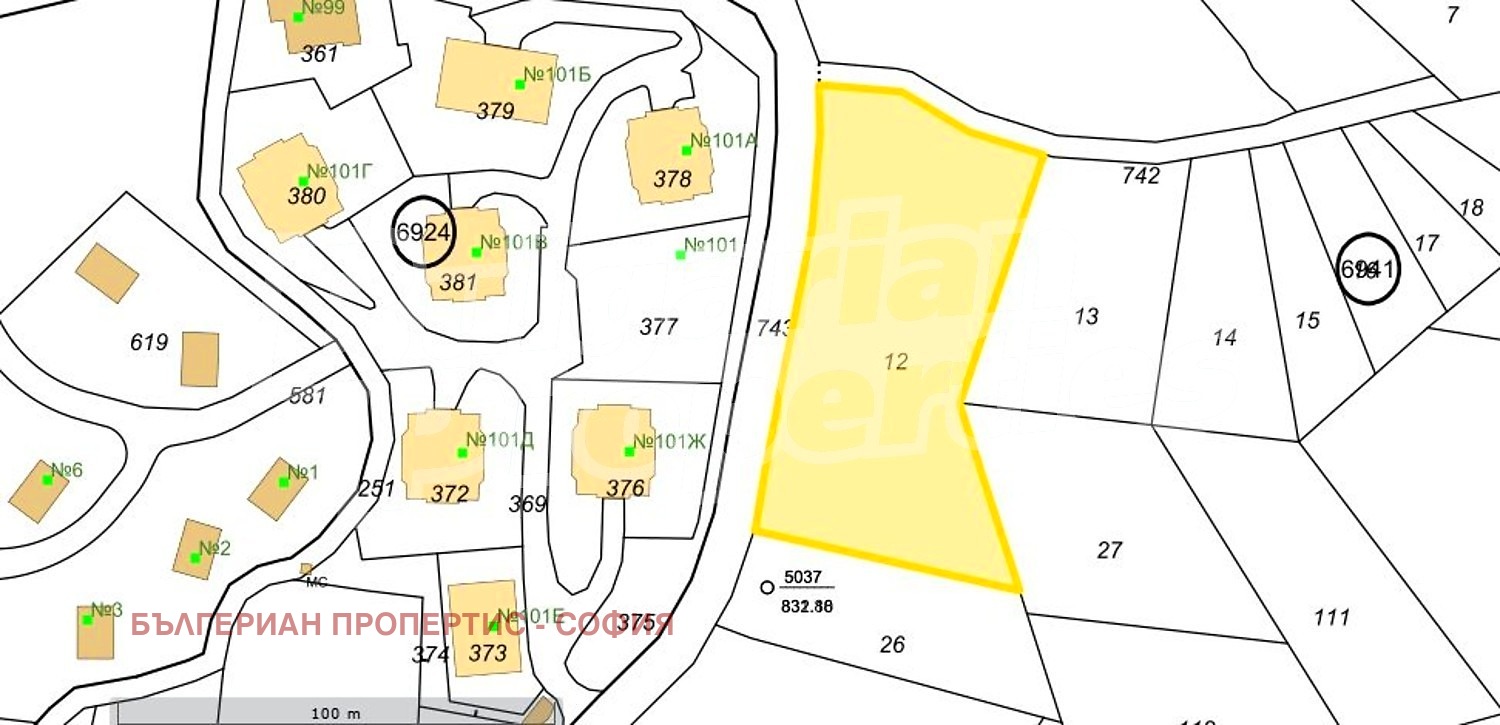 Продава ПАРЦЕЛ, гр. София, с. Бистрица