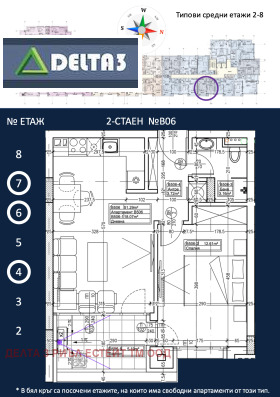 Продава 2-стаен град София Дружба 1 - [1] 