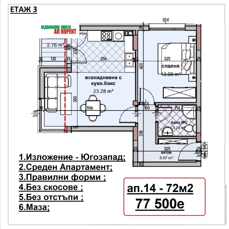 Продава 2-СТАЕН, гр. Варна, Владислав Варненчик 1, снимка 3 - Aпартаменти - 47979138