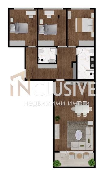 En venta  3 dormitorios Plovdiv , Jristo Smirnenski , 137 metros cuadrados | 89522380 - imagen [5]