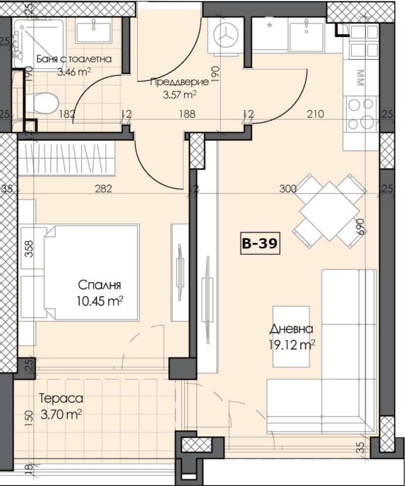 Te koop  1 slaapkamer Plovdiv , Karsjijaka , 62 m² | 15826651 - afbeelding [2]