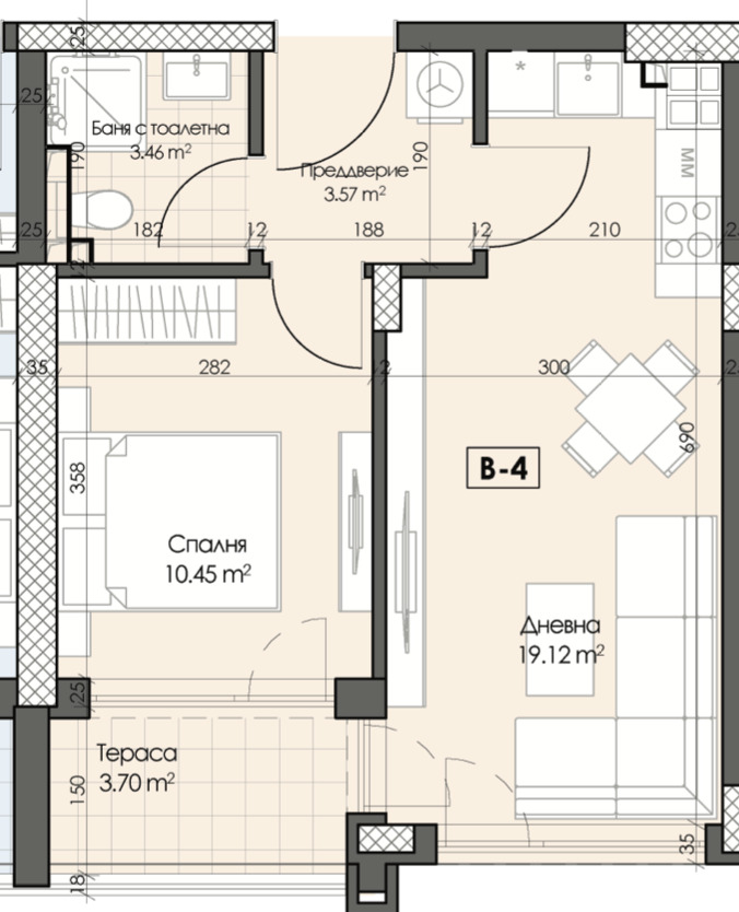 Продава 2-СТАЕН, гр. Пловдив, Кършияка, снимка 2 - Aпартаменти - 49342500