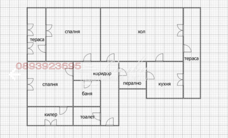 Продава 4-СТАЕН, гр. Търговище, Център, снимка 17 - Апартаменти - 52759280
