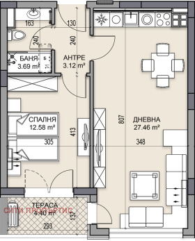 1 quarto Gagarin, Plovdiv 2