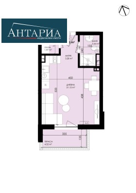 1-СТАЕН, 59 m2